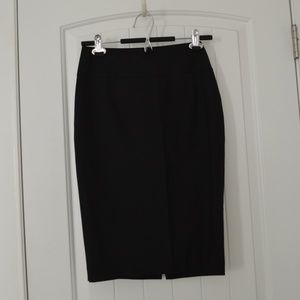 Black pencil skirt
